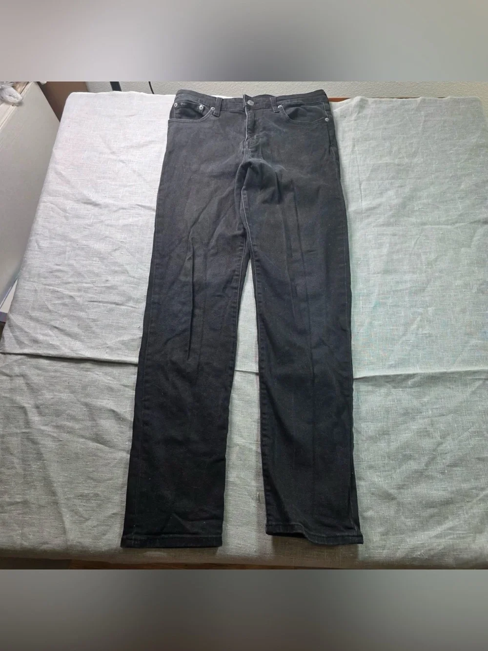 Polo Ralph Lauren Boys Size 20 The Hampton Straight Black Denim Jeans Pants